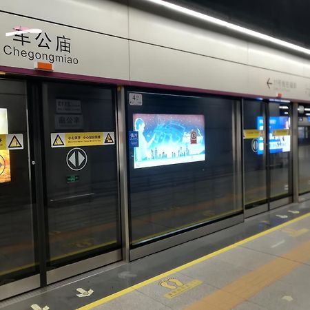 Shenzhen Duowei Luxury Apartment Chegongmiao Branch Buitenkant foto
